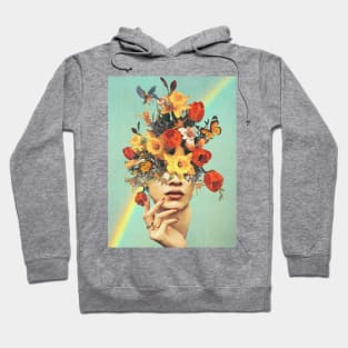 Baby's in bloom - Floral head Hoodie